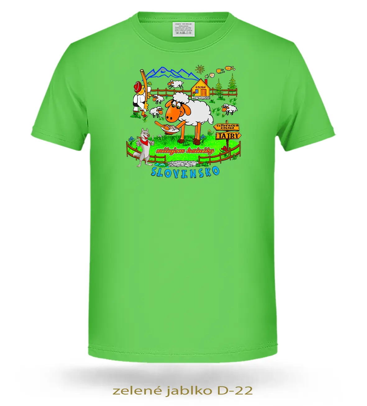 Tričká detské OVEČKY MILUJEM HALUŠKY